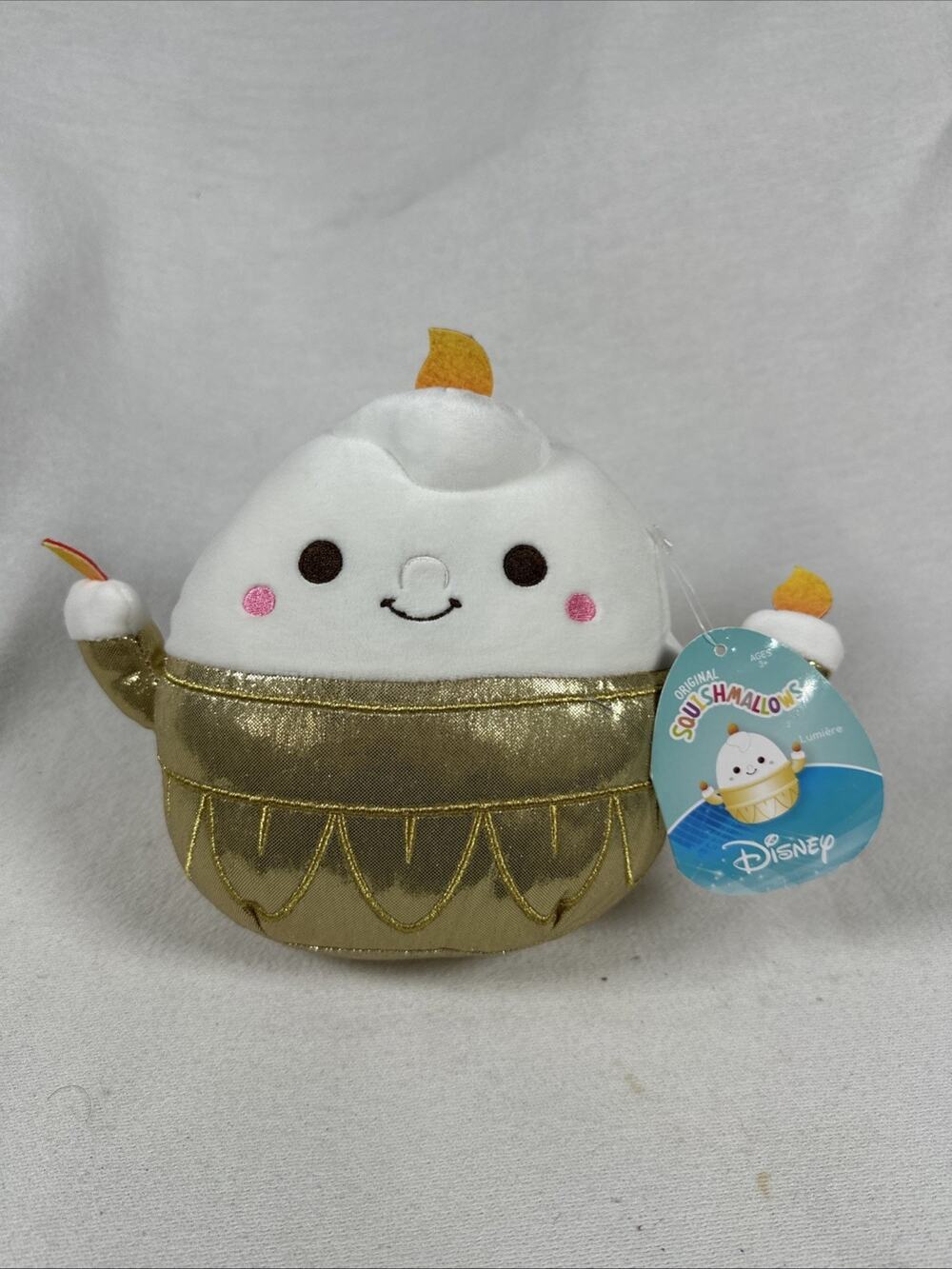 Lumiere Disney Squishmallows 7-Inch Plush NWT